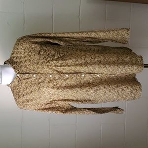 Woolrich Sheep Patterned Button Down Tunic Size L